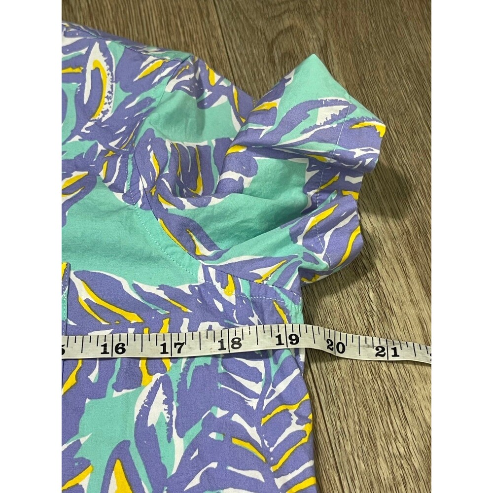 Chubbies button up dress with pockets size medium paradise tropical - Picture 6 of 7